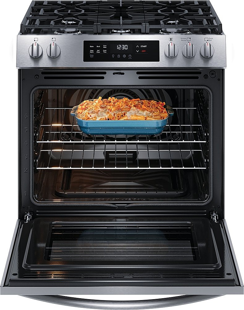 Frigidaire 30" 5 Burner Slide-In Gas Range w/ Convection