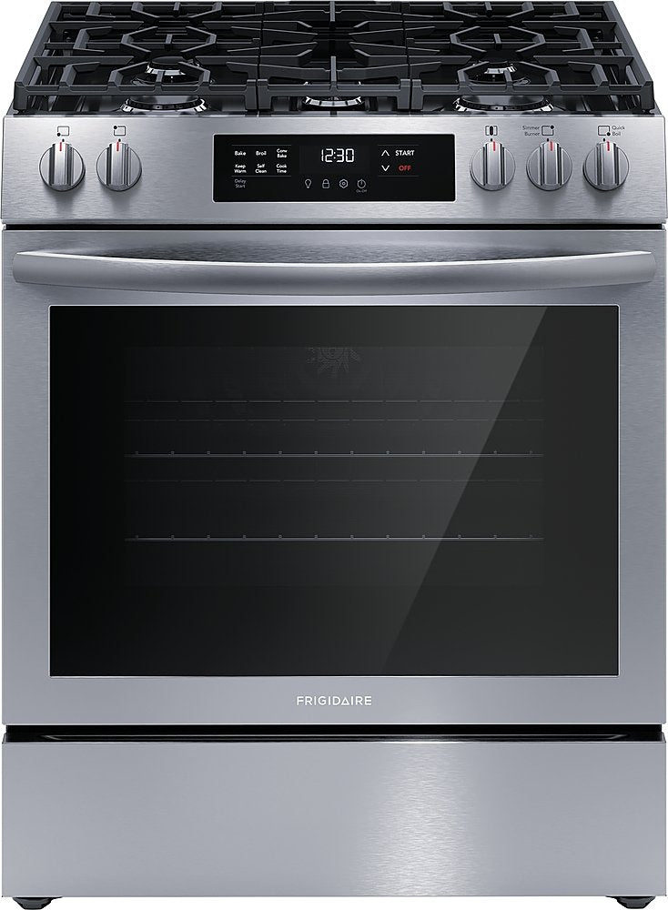 Frigidaire 30" 5 Burner Slide-In Gas Range w/ Convection