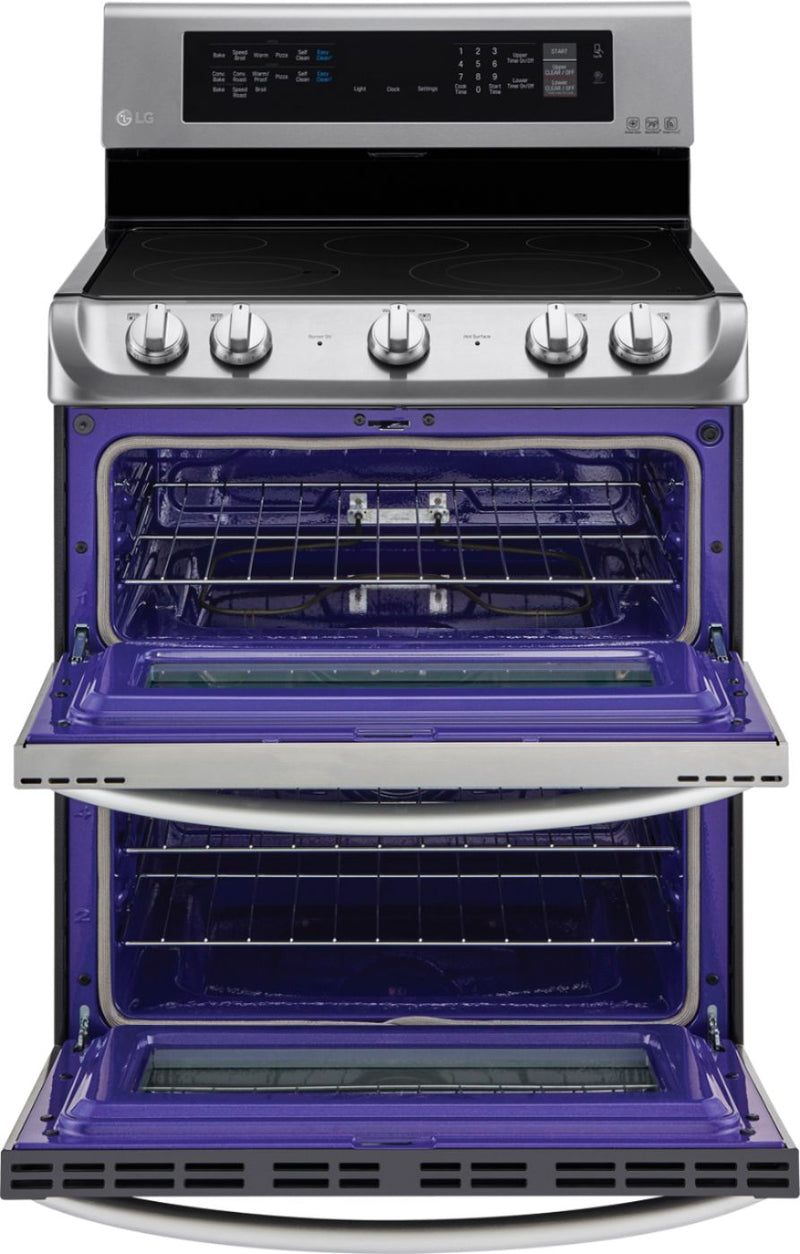 7.3 Cu. Ft. Freestanding Double Oven Electric Range with Self-Cleaning and ProBake Convection - Stainless steel