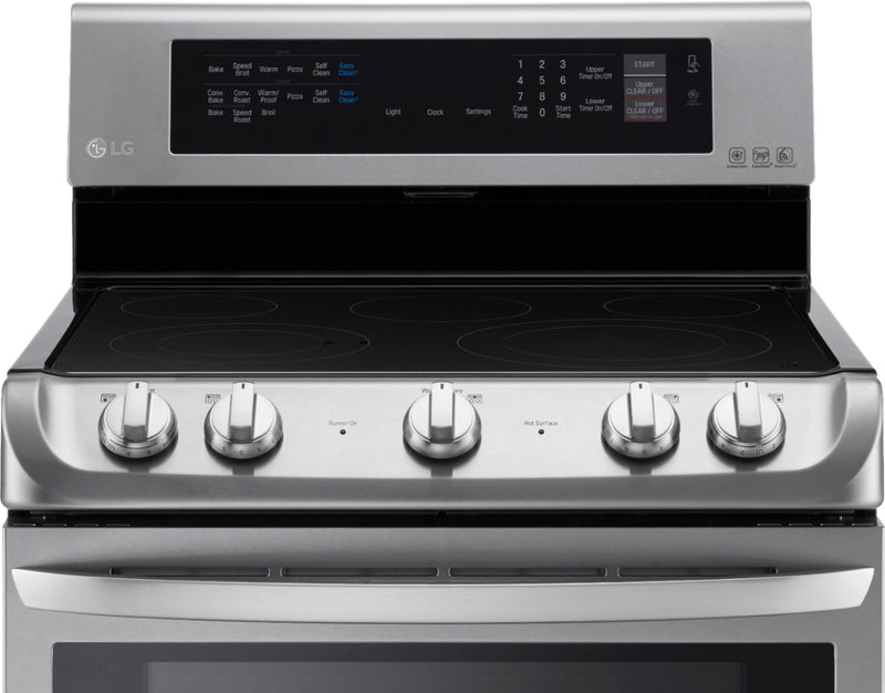 7.3 Cu. Ft. Freestanding Double Oven Electric Range with Self-Cleaning and ProBake Convection - Stainless steel