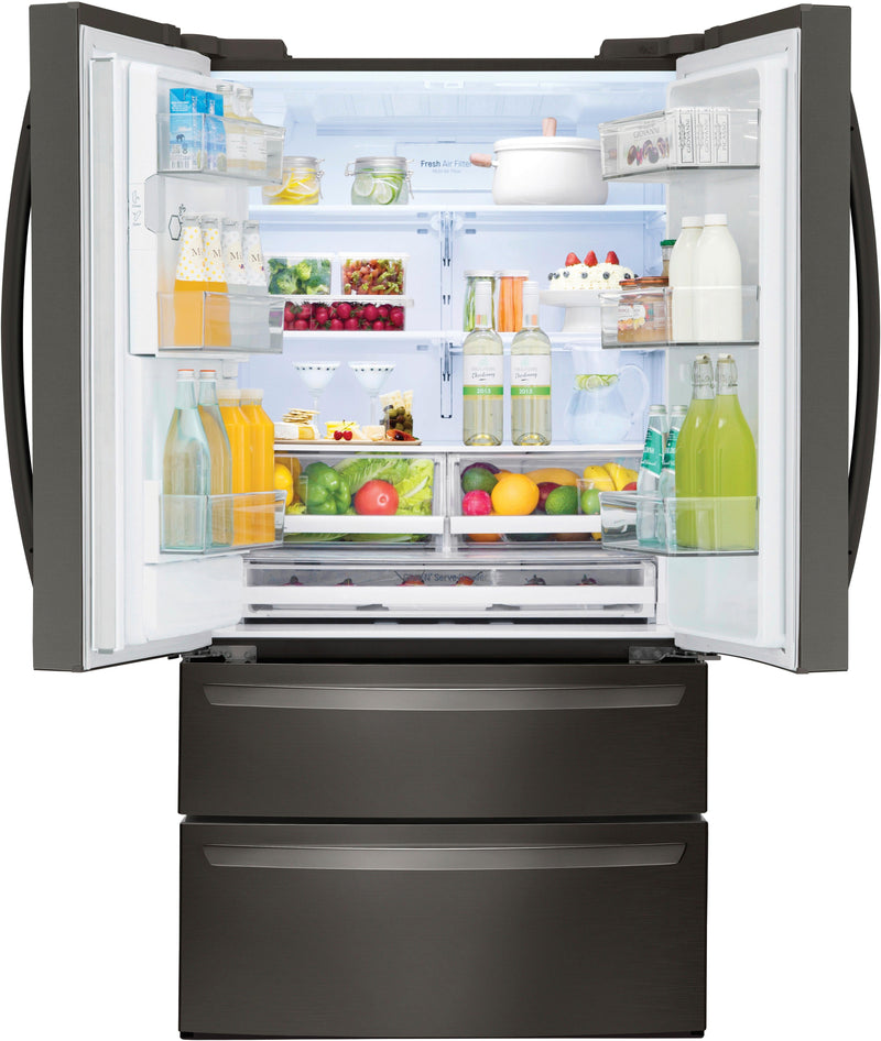 28 Cu. Ft. 4-Door French Door Smart Wi-Fi Enabled Refrigerator PrintProof