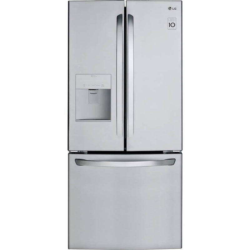 22 Cu. Ft. French Door Refrigerator - Stainless steel