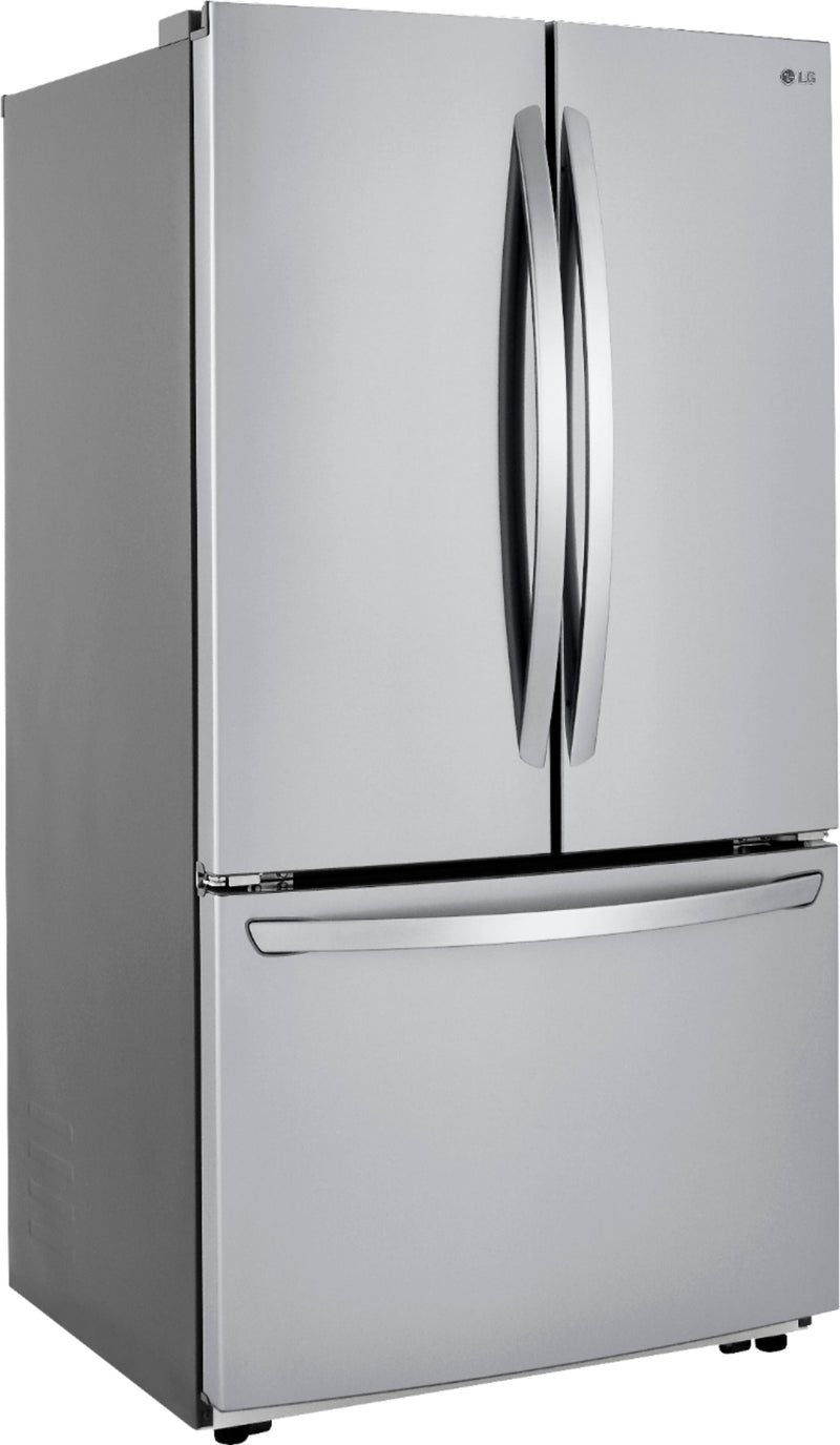 23 cu. ft. French Door Refrigerator w/ Glide N' Serve in PrintProof Stainless Steel, Counter Depth