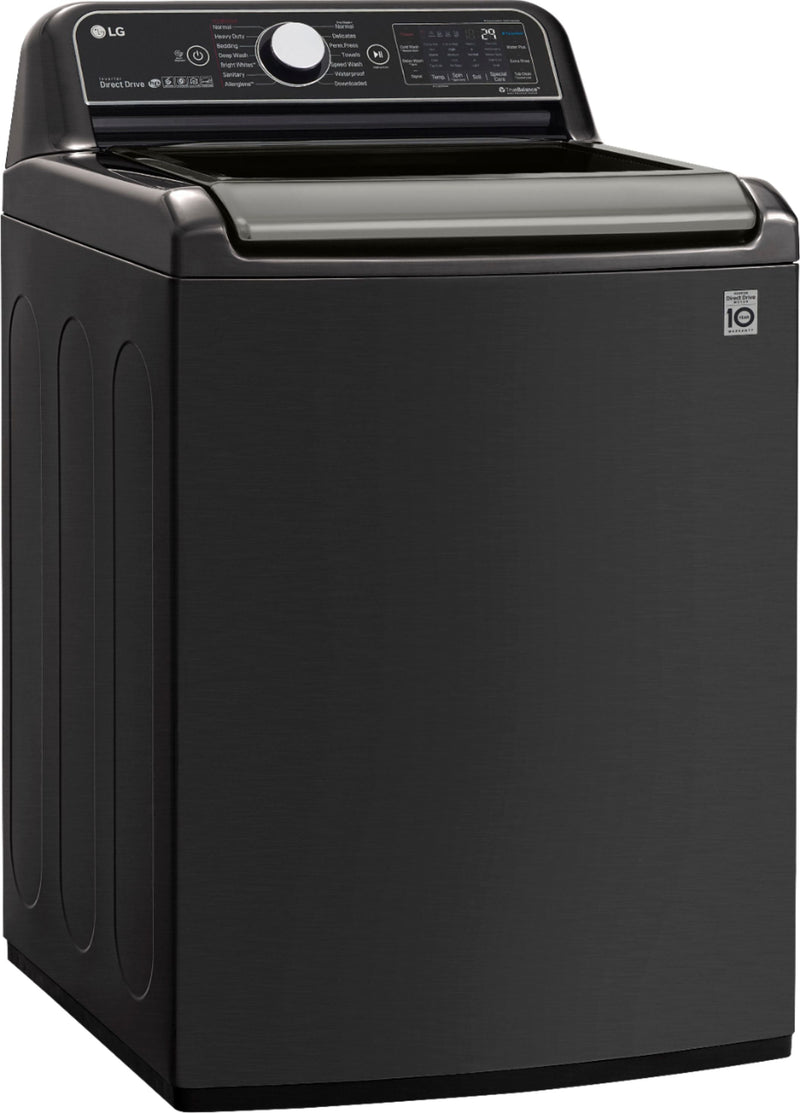 LG 5.5 cu. ft. Top Load Washer with Allergiene Cycle and 7.3 cu. ft. Dryer with TurboSteam