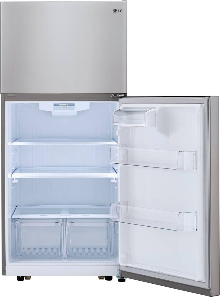 20.2 Cu. Ft. Top-Freezer Refrigerator - Stainless steel