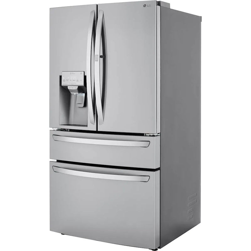 30 Cu. Ft. 4-Door French Door Refrigerator with Door-in-Door and Craft Ice - Stainless steel