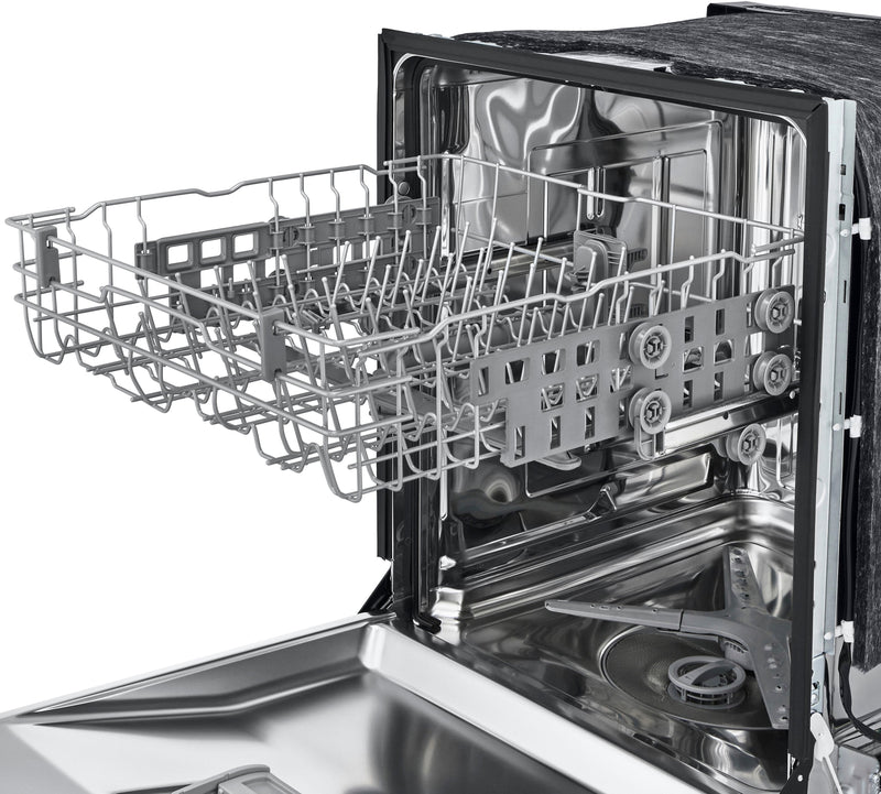 24" Front-Control Built-In Dishwasher with Stainless Steel Tub, QuadWash, 50 dBa - Stainless steel