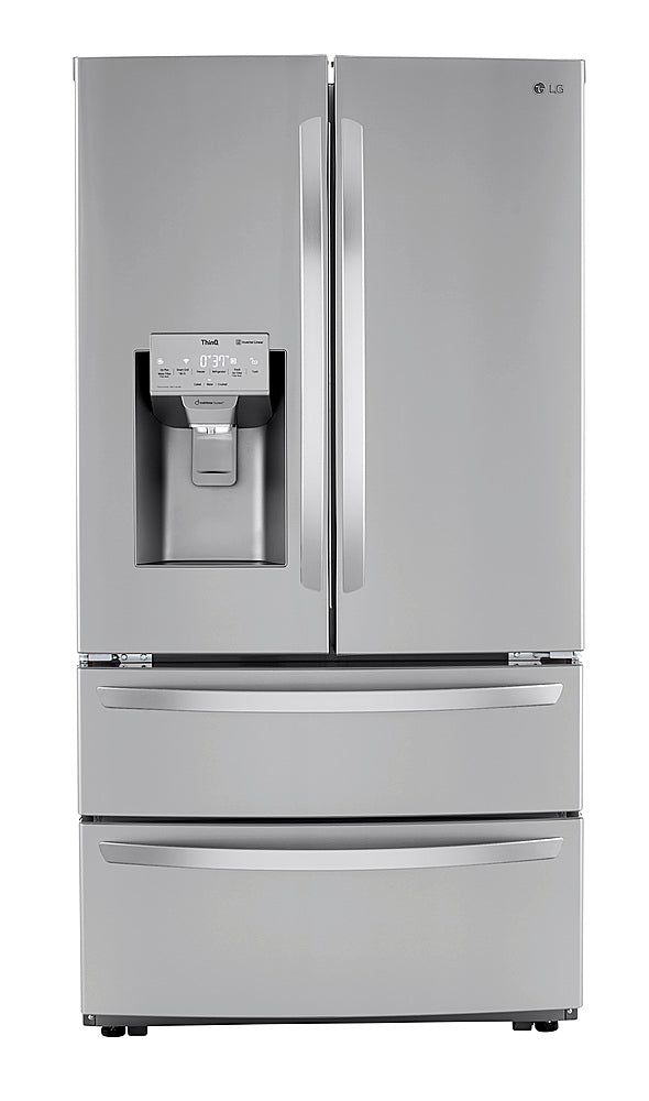 28 Cu. Ft. 4 Door French Door Smart Refrigerator with Dual Ice and Double Freezer