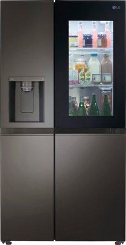 27 Cu. Ft. Side-by-Side Smart Refrigerator with Door in Door Craft Ice and InstaView