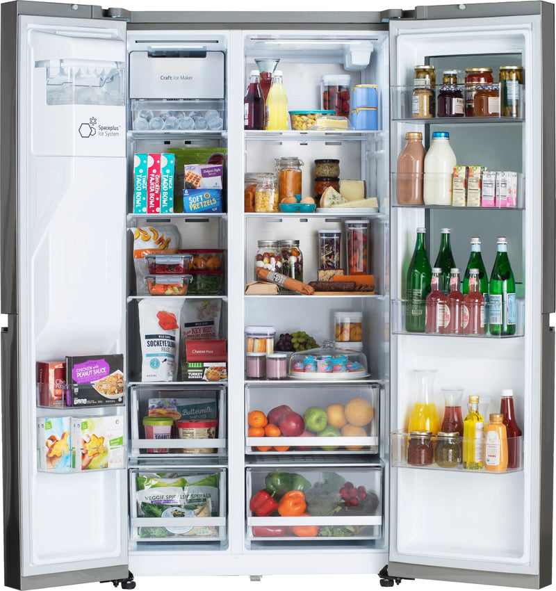 27 Cu. Ft. Side-by-Side Smart Refrigerator with Door in Door Craft Ice and InstaView