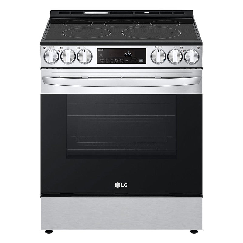 LG - 6.3 Cu. Ft. Smart Slide-In Electric True Convection Range with EasyClean and AirFry