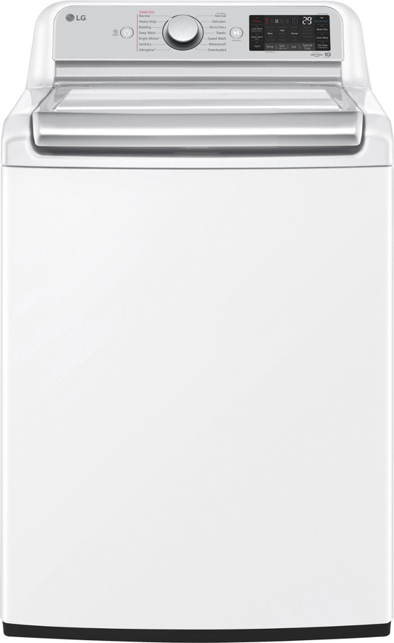 LG 5.5 cu. ft. Top Load Washer with Allergiene Cycle and 7.3 cu. ft. Dryer with TurboSteam