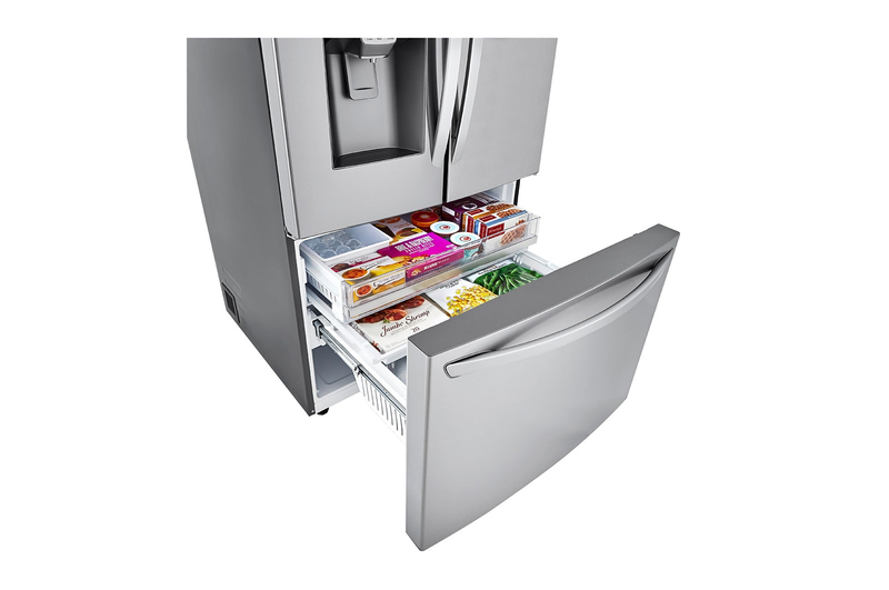 30 cu. ft. French Door Smart Refrigerator, Door-In-Door, Dual Ice Makers with Craft Ice, PrintProof Stainless Steel