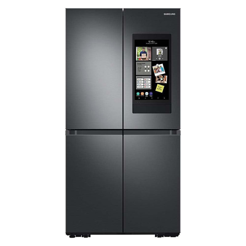 Samsung - 29 cu. ft. Smart 4-Door Flex™ Refrigerator with Family Hub™ and Beverage Center in Stainless Steel