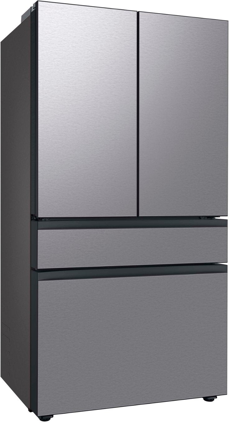 Samsung - Bespoke 23 cu. ft. 4-Door French Door Smart Refrigerator with Beverage Center, Counter Depth