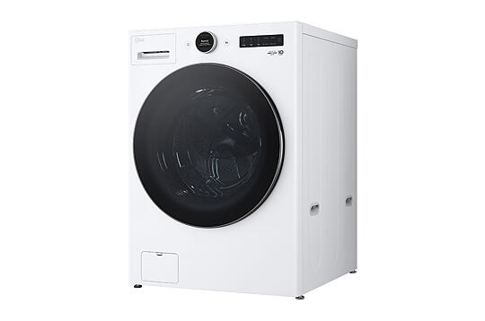 LG 4.5 cu. ft. Smart Front Load Washer with TurboWash 360 and 7.4 cu. ft. ELECTRIC Dryer with AI Sensor Dry and TurboSteam